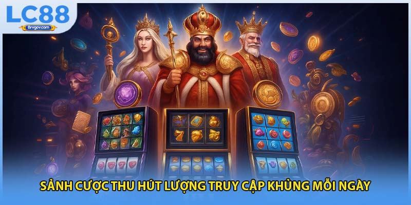 Sảnh cược thu hút lượng truy cập khủng mỗi ngày 